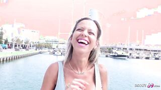 Exciting Street Casting: Slim MILF's Spontaneous Encounter with Cash Incentive!