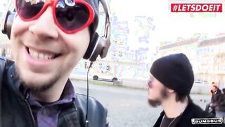LETSDOEIT - Black Sophie - PAWG Big Tits MILF Hardcore Romantic Backseat Sex With Her Big Dick Date On Valentines Day