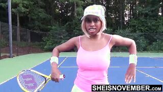 A Skinny Black Girl Fucking After Her Shaved Pussy Away Over A Sports Match, Cute Petite Whore Sheisnovember Fuck His Huge Cock BBC With Saggy Natural Tits And Hard Nipples Bouncing, Panties Down During POV Missionary By Msnovember