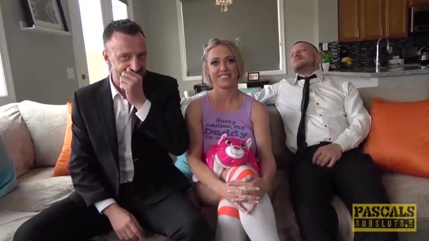 Busty subslut fucked in ass mercilessly