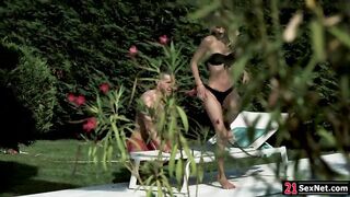 Sun-Kissed Bliss: Missy Luv's Steamy Day in the Sun with Toby
