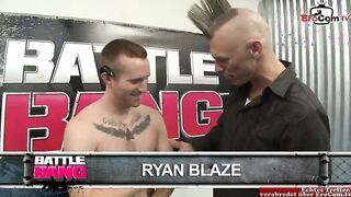 Locker Room Encounter: Fighter's Wild Moment with a Brunette After the Match