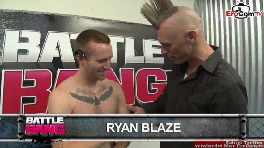 Locker Room Encounter: Fighter's Wild Moment with a Brunette After the Match