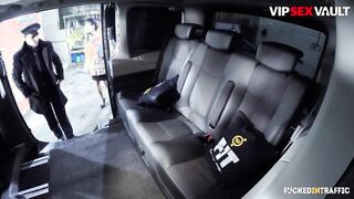 Exclusive VIP Experience - Seductive MILF Enjoys Intense Moments in a Taxi
