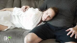 Stepson's Temptation: A Steamy Encounter with His All-Natural StepMom