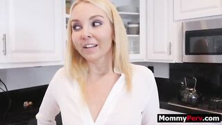 Lonely milf stepmom seducing her stepson