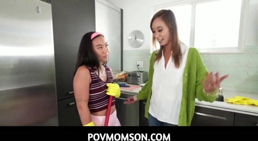 Intimate Threesome Adventure: Stepmom Christy Love Joins Teen Stepdaughter Kimmy Kimm and Stepson Alex Jett - POV Experience!