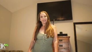 Stepmom goes on vacation with stepson and has to share a bed