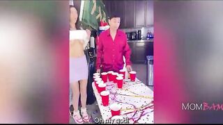 Curvy Stepmom Joins the Party Fun with Her Stepson's Friends!