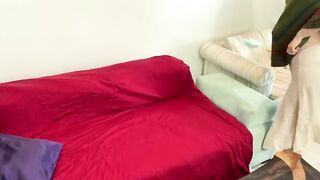 Annoying stepmom wants the chores done but gets herself stuck in doggy position and has sex with her stepson