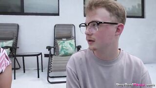 Curious Stepmom Cubbi Thompson Finds Pleasure in the Pool with Her Stepson!