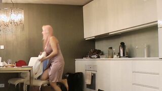 Curvy Babysitter's Hilarious Moments Caught on Camera: Big Boobs and Fun Fails!