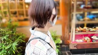 An Exciting Date with Saki: The Charming Hairdresser in a Playful Outfit!