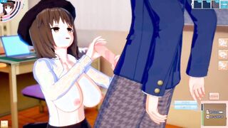 Intimate Moments with Renko Usami: A Playful Encounter in Koikatsu! | Big Breasts Hentai Adventure