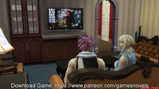 Lucy Gets Wild: Natsu's Adventure with Big Boobs and a Steamy Handjob - Anime Fantasy Unleashed!
