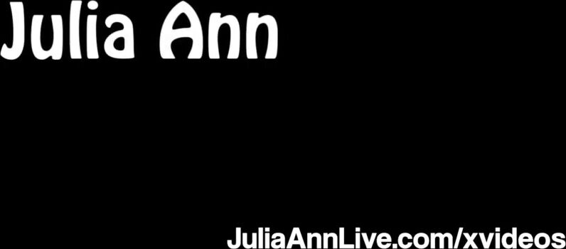Stunning Julia Ann Delivers an Intense Experience with a Splash of Fun! Full Video & Live Show @ JuliaAnnLive.com!