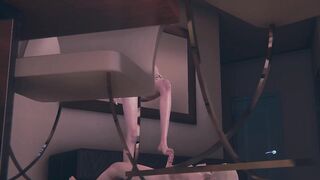 Uncensored Hentai Adventure: Curvy Blonde Futanari in a Steamy Lesbian Encounter Pt. 1