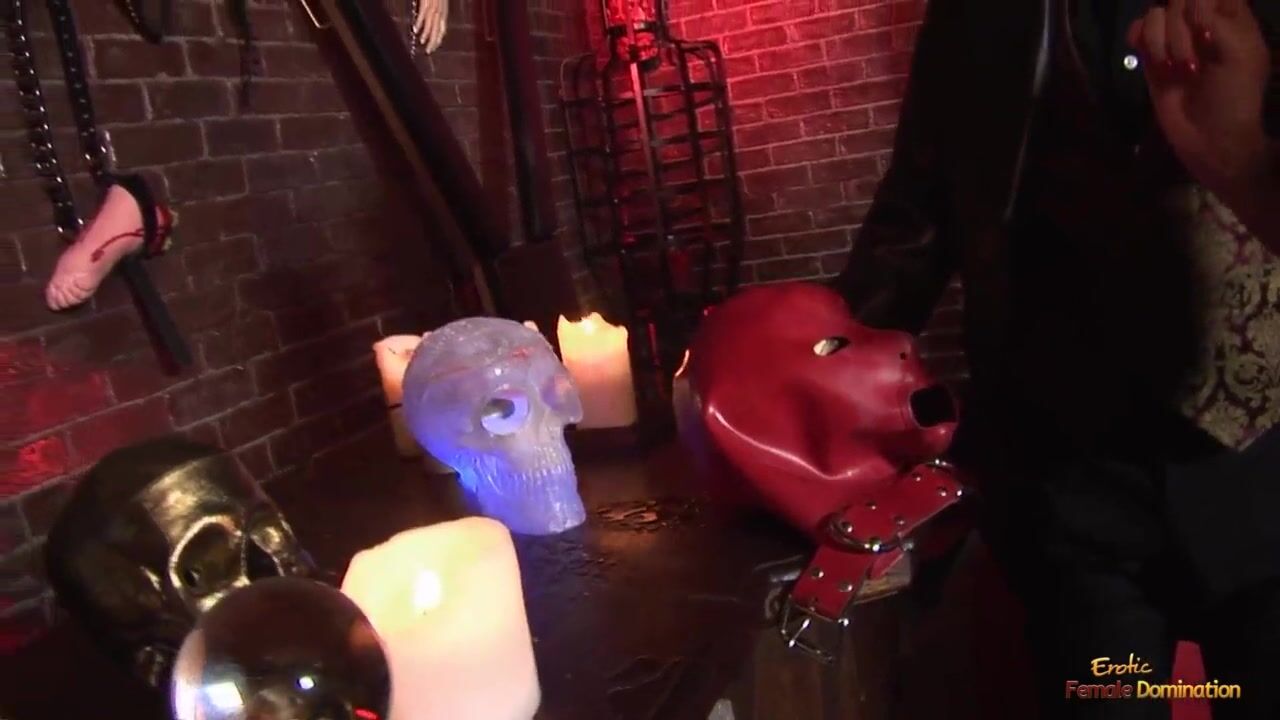 Busty Blonde in a Leather Mask Teases Her Friend with a Wild Night of Pleasure!