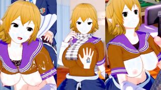 [Eroge Koikatsu! ] Touhou project Sex after rubbing Mizuhashi Parsui's boobs and having him serve as a standing handjob blowjob! Big Breasts Hentai [Hentai Game Toho]