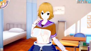[Eroge Koikatsu! ] Touhou project Sex after rubbing Mizuhashi Parsui's boobs and having him serve as a standing handjob blowjob! Big Breasts Hentai [Hentai Game Toho]