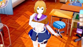 [Eroge Koikatsu! ] Touhou project Sex after rubbing Mizuhashi Parsui's boobs and having him serve as a standing handjob blowjob! Big Breasts Hentai [Hentai Game Toho]