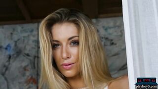 Two gorgeous MILFs striptease to show their big boobs
