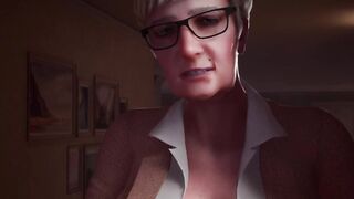 Big boobs Old woman