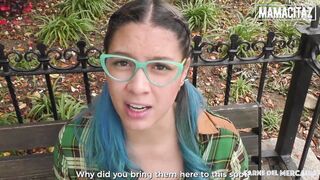 Blue Maria - Oiled Up PAWG Latina Takes a Hard Fuck in Her Shaved Pussy