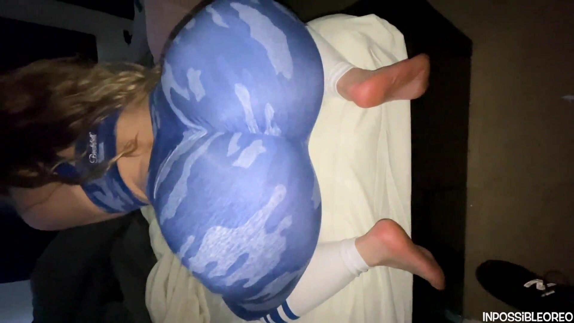 Inpossibleoreo tears clothes for a wild interracial encounter with a black cock.